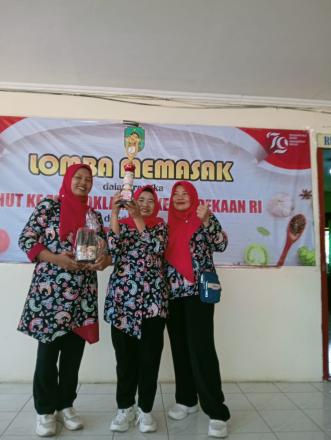 PKK Desa Pogalan Juara 1 Lomba Memasak se Kecamatan Pogalan Tahun 2024